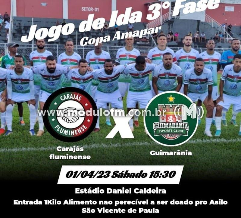 Carajás/Fluminense faz neste sábado, clássico contra Guimarânia, pela Copa Regional Amapar