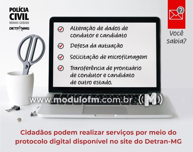 Detran-MG disponibiliza serviços por meio 100% digital em Minas Gerais