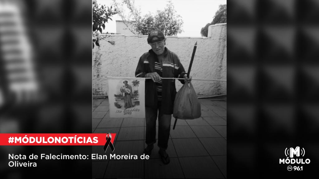 Nota de Falecimento: Elan Moreira de Oliveira, aos 60...