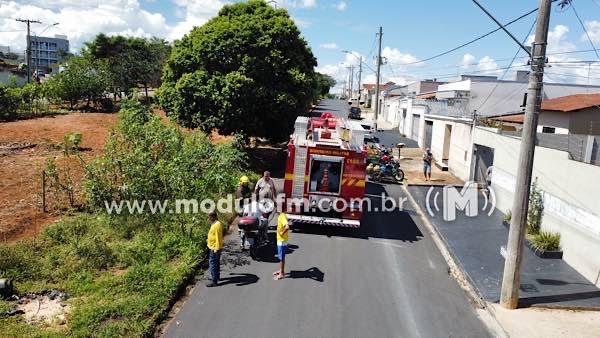 Imagem 4 do post Botijão pega fogo e assusta família no bairro Santo Antônio