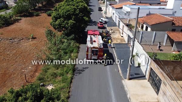 Imagem 3 do post Botijão pega fogo e assusta família no bairro Santo Antônio