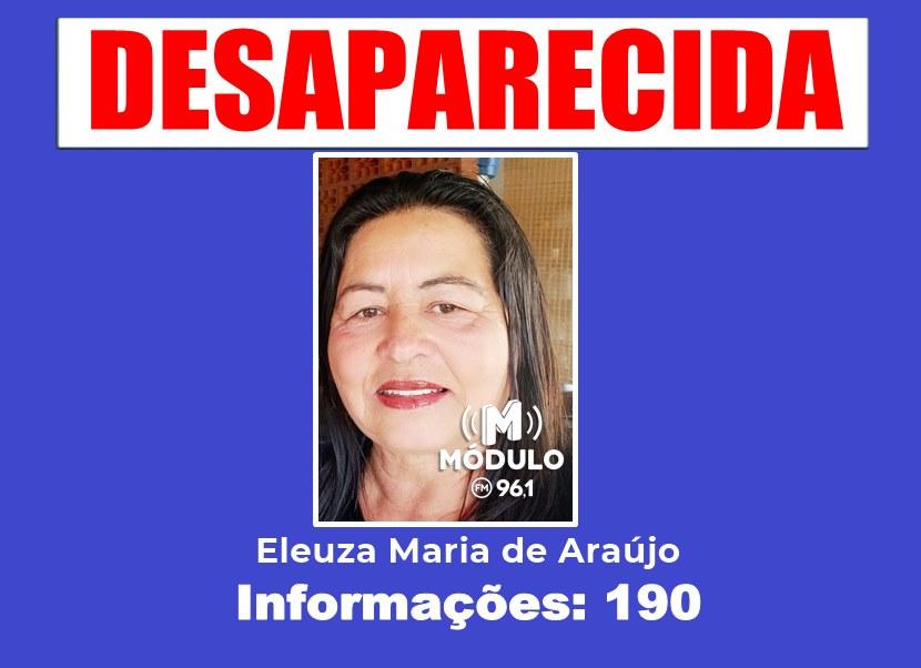 Mulher desaparecida em Presidente Olegário pode estar em Patrocínio