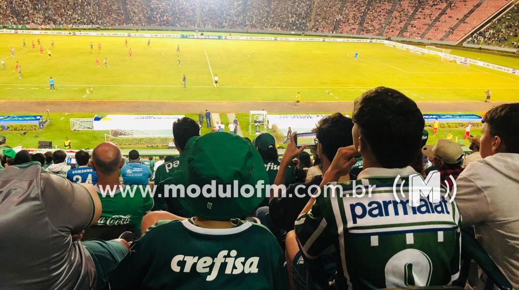 Torcedores de Patrocínio foram a Uberlândia apoiar o Palmeiras pela Copa do Brasil