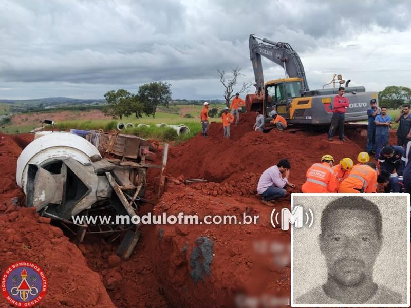 Trabalhador morre soterrado após acidente em obra em Patos de Minas