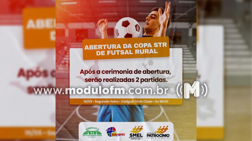 Começa hoje a 2ºedição da Copa STR de Futsal Rural