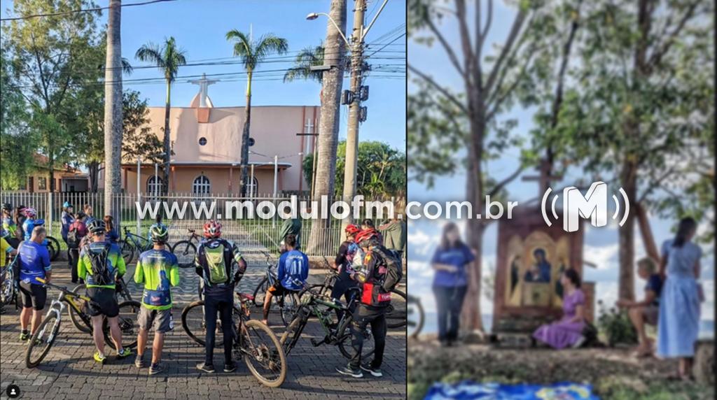 Grupo Filhos de Maria realiza passeio ciclístico em comemoração aos dois anos de fundação
