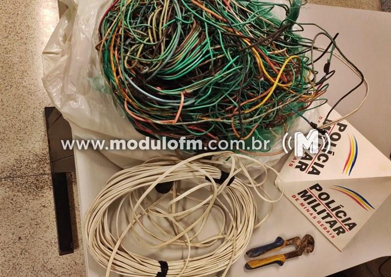 Homem que furtava cabos de cobre em residências acaba preso em Patrocínio