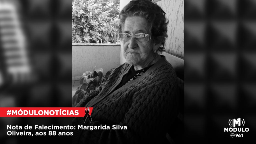 Nota de Falecimento: Margarida Silva Oliveira, aos 88 anos