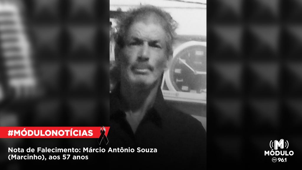 Nota de Falecimento: Márcio Antônio Souza (Marcinho), aos 57 anos