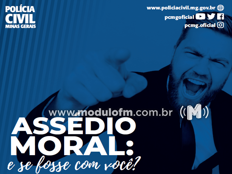 Polícia Civil de Minas Gerais disponibiliza cartilha sobre assédio moral