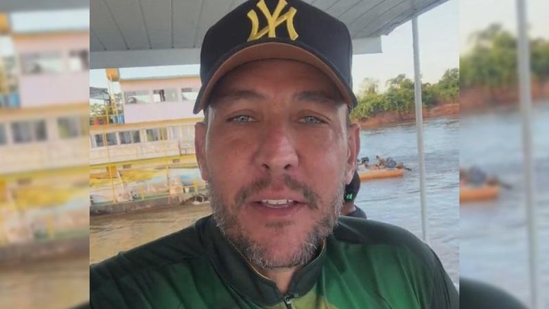 Vereador desmente que teria sido preso e mostra que está em pesca no rio Araguaia