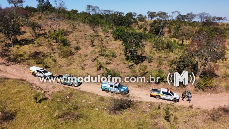 Operação conjunta entre Polícias Militares de Minas Gerais e Goiás resulta em prisões e apreensões de armas e materiais irregulares em Abadia de Dourados e Douradoquara