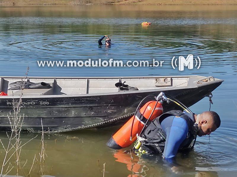 Corpo de homem desaparecido é encontrado sem vida na represa de Nova Ponte em Perdizes