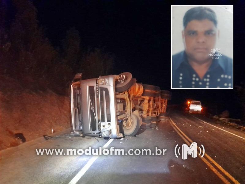 MGC-462 registra novo acidente: motorista de caminhão de Araguari perde a vida em Patrocínio