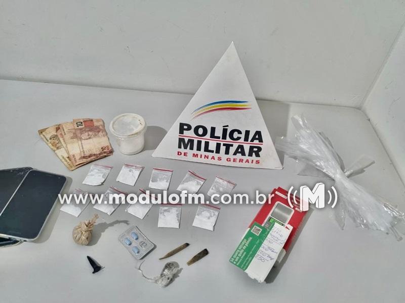 Polícia Militar age rápido e prende trio envolvido com tráfico de drogas em Perdizes