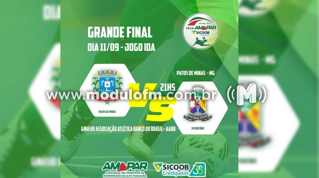 Definida a data da 1ª partida da final da Taça Amapar de Futsal entre Patos e Patrocínio