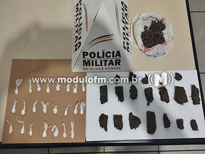 Homem de 29 anos é preso com grande quantidade de droga em Brejo Bonito