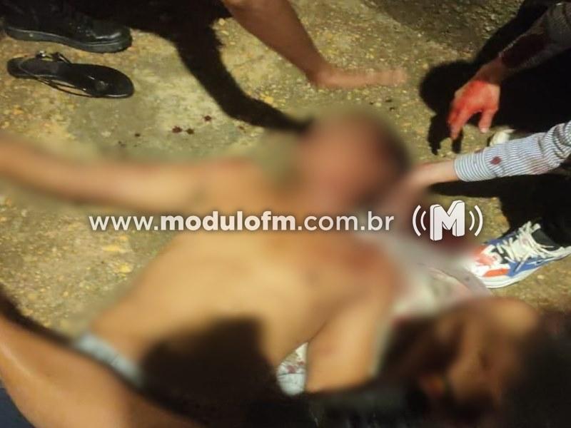 Jovem é brutalmente agredido com paulada na cabeça em Brejo Bonito