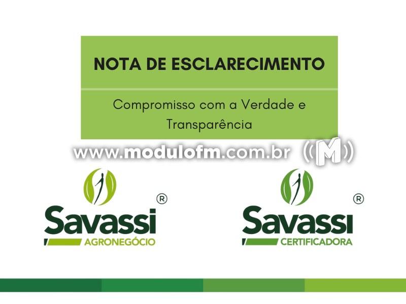 Savassi Certificação e Agronegócio emite nota de esclarecimento sobre documentos falsos atribuídos à empresa