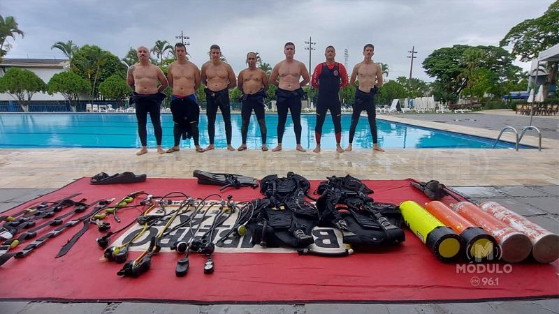 Bombeiros de Patrocínio reforçam treinamento em mergulho autônomo para operações aquáticas seguras