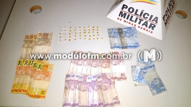 Dois suspeitos de tráfico de drogas são detidos em operação policial no bairro Marciano Brandão