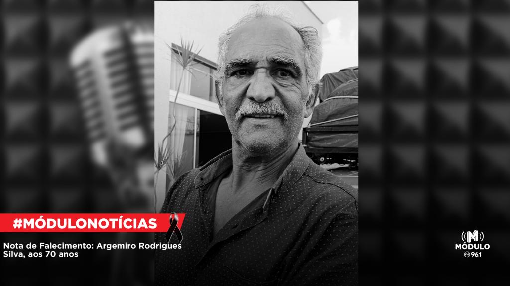 Nota de Falecimento: Argemiro Rodrigues Silva, aos 70 anos