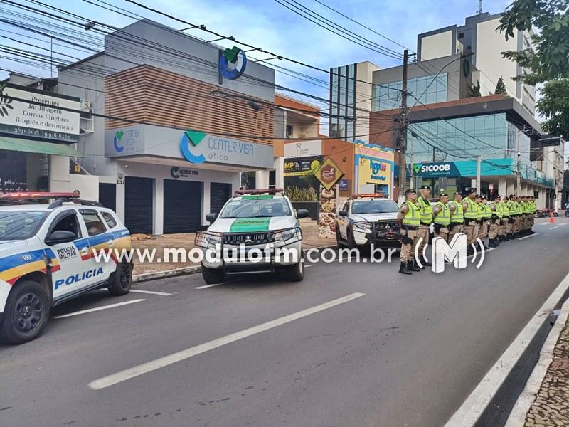 Polícia Militar intensifica policiamento durante Operações Black Friday e Natalina 2023 para garantir segurança em Patrocínio
