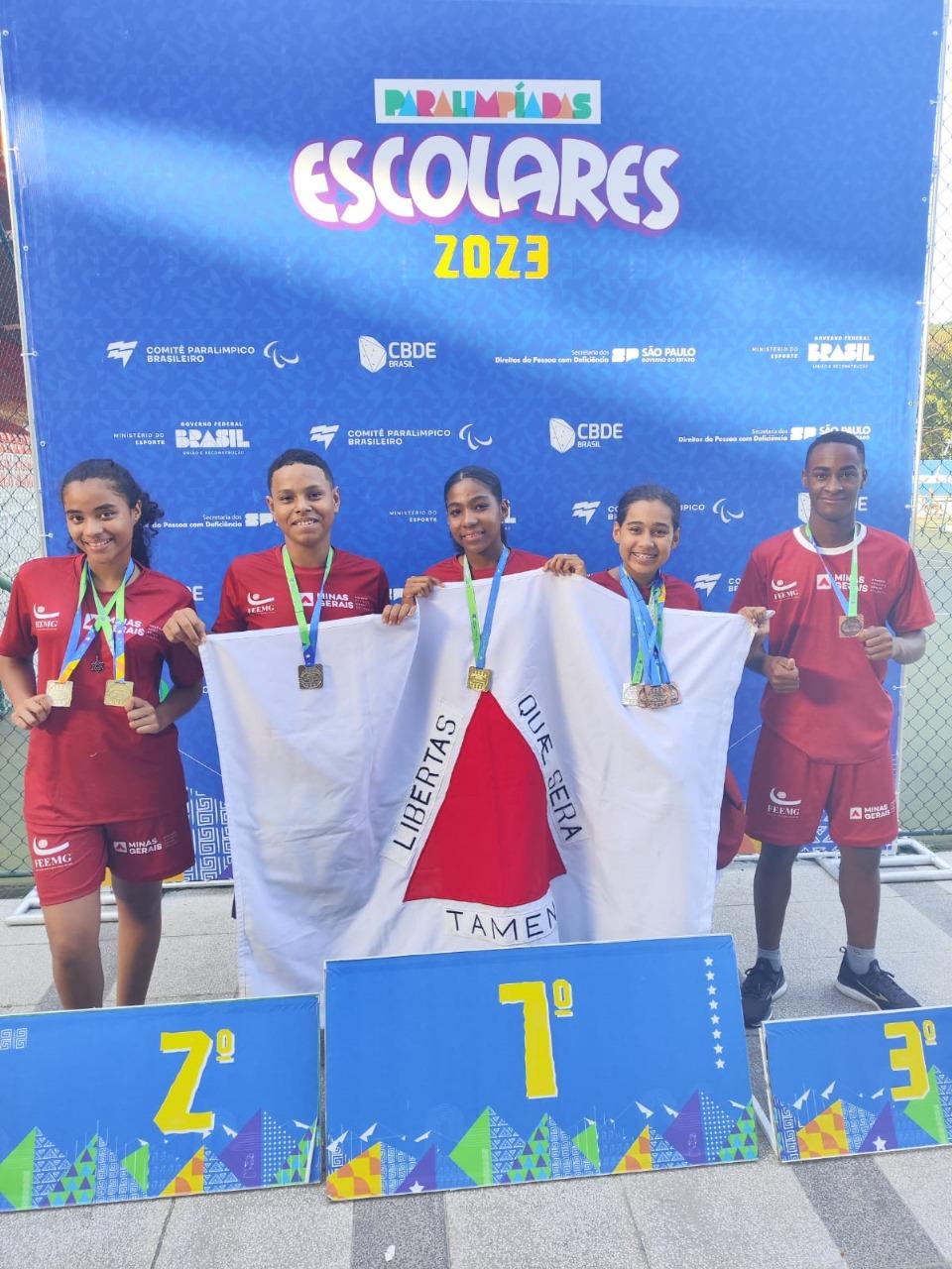 Imagem 1 do post Atletas da APAE de Patrocínio brilham com 10 medalhas nas Paralimpíadas Escolares 2023 em São Paulo