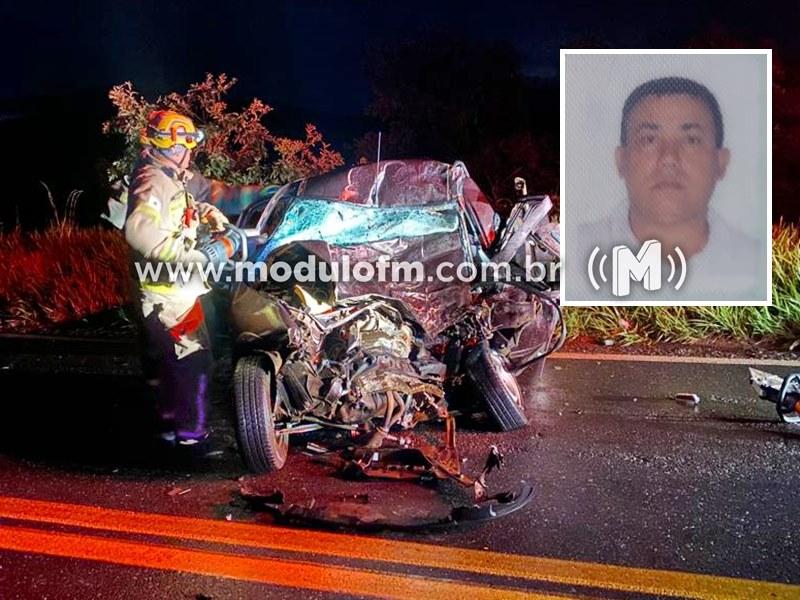 Morador de Patrocínio morre em colisão frontal entre carreta e pick-up na MG-230 em Serra do Salitre