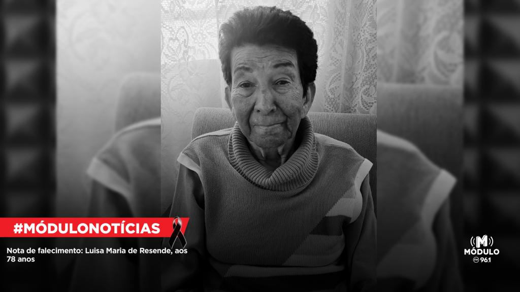 Nota de falecimento: Luisa Maria de Resende, aos 78...