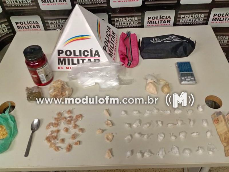 PM cumpre mandado de busca e apreensão em operação contra o tráfico de drogas no bairro Enéas