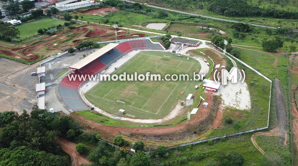 Estádio Municipal Pedro Alves do Nascimento passa por melhorias para estreia do CAP no Campeonato Mineiro