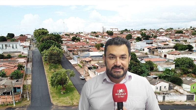 Vereador Leandro Caixeta pede redução de canteiro central na Avenida dos Bálsamos