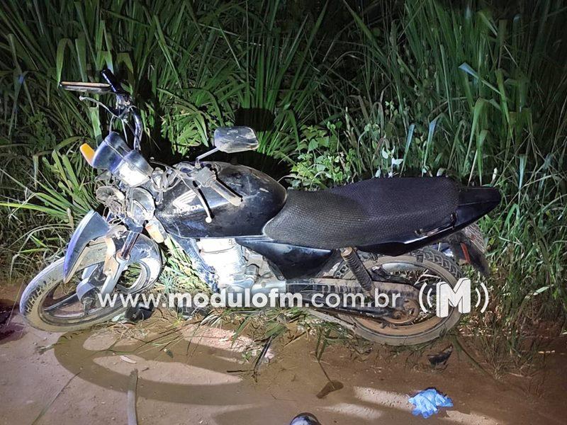 Corpo de homem é encontrado sem vida ao lado de motocicleta próximo ao pontilhão na BR-365 em Patrocínio