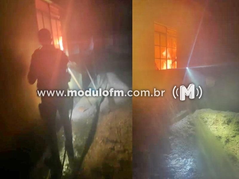 Homem é preso por incêndio criminoso em sua própria casa em Patrocínio