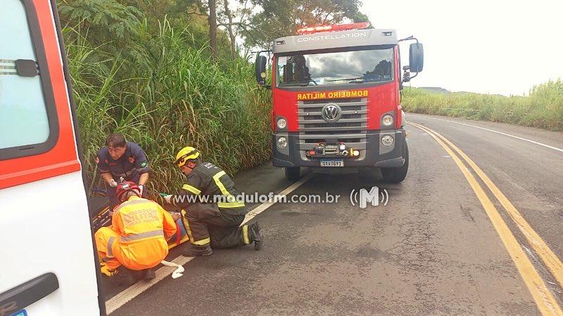 Imagem 3 do post Idoso morre após acidente entre veículo de passeio e caminhão na MG-187 próximo de Salitre de Minas
