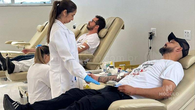 Pace Hemominas de Patrocínio atinge mais de 150 bolsas de sangue coletadas