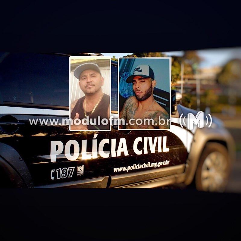 Polícia Civil divulga imagens de suspeitos por homicídio e tentativa de assassinato em Patos de Minas