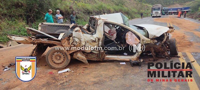 Imagem 1 do post Acidente grave na Serra da Catiara: Idoso fica preso às ferragens e três são hospitalizados