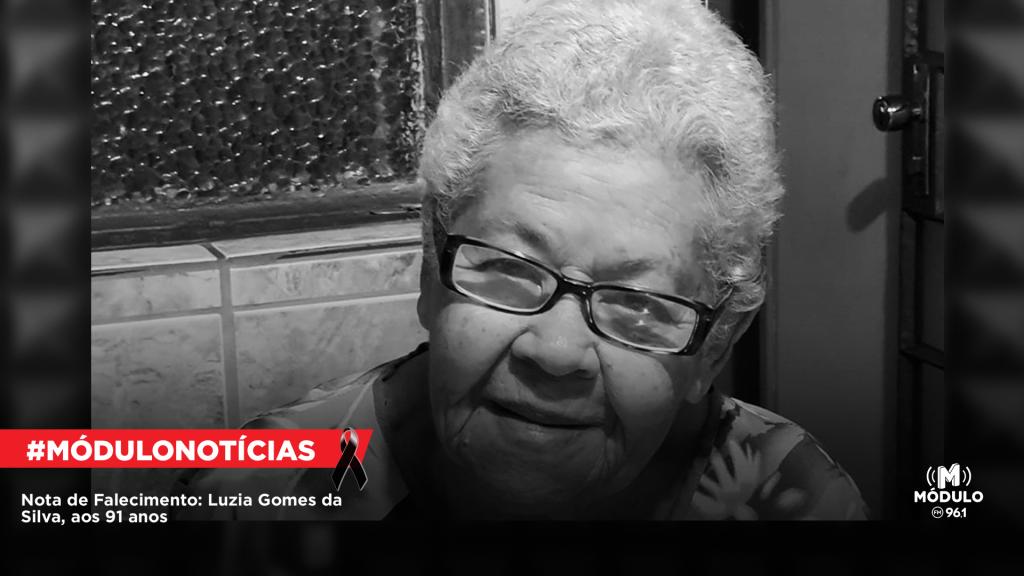 Nota de Falecimento: Luzia Gomes da Silva, aos 91...