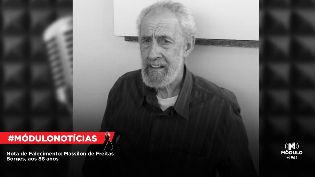 Nota de Falecimento: Massilon de Freitas Borges, aos 88...