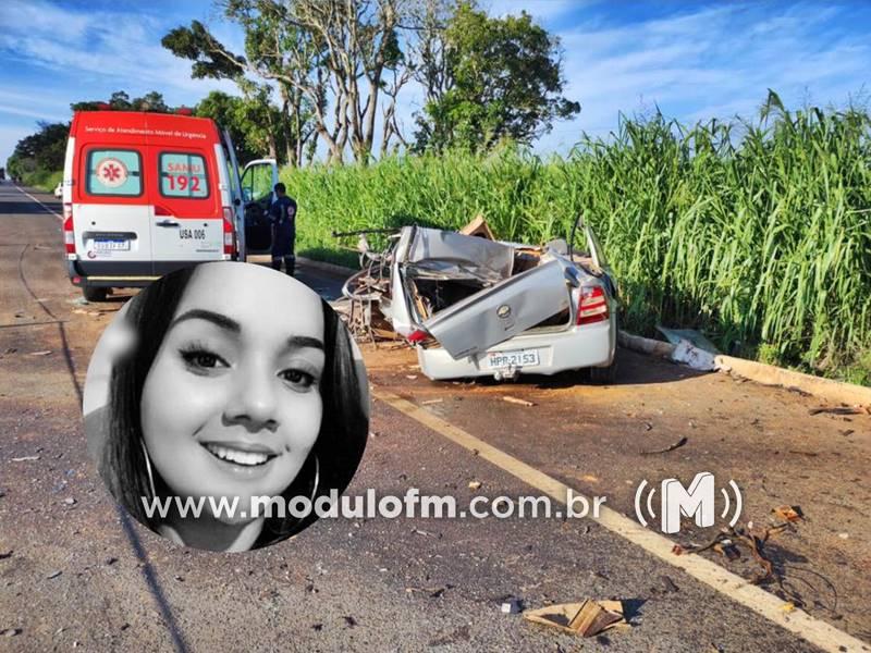Jovem de 19 anos morre após lutar por quase um mês pela vida, devido a grave acidente de trânsito na BR-146 em Santana de Patos