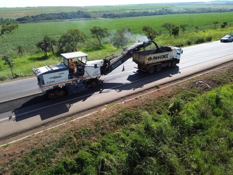 Obras emergenciais da BR-365, entre Patrocínio e Uberlândia, serão concluídas até o fim do mês