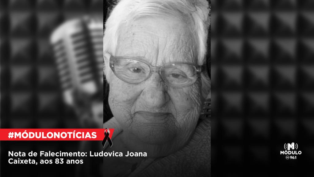 Nota de Falecimento: Ludovica Joana Caixeta, aos 83 anos