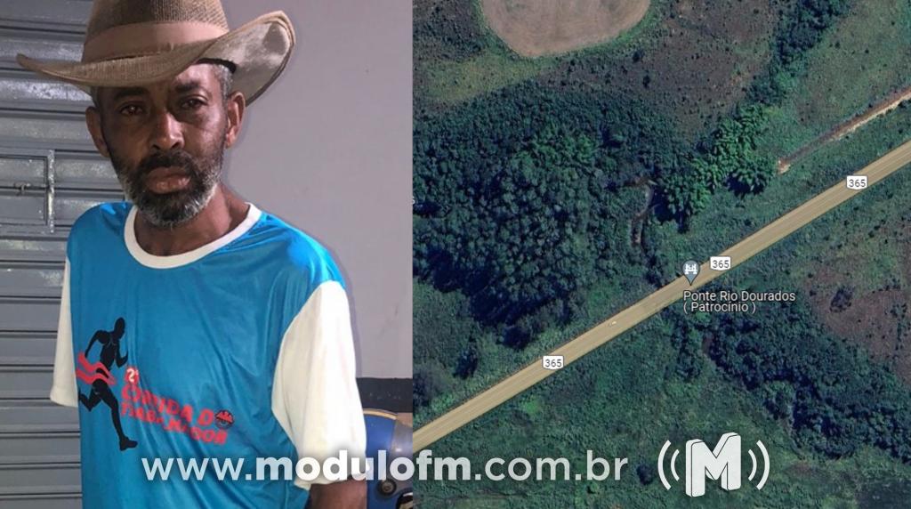 Sem sinal de violência, corpo de homem desaparecido há um mês é encontrado ao lado do Rio Dourados
