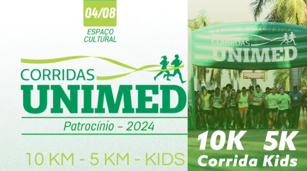 Corridas Unimed acontece no próximo domingo em Patrocínio; Inscrições...