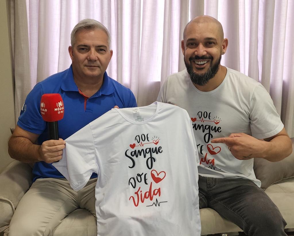 Empresário Santhyago Simeão arrecada mil camisetas para apoiar o...