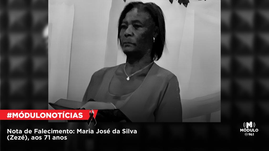 Nota de Falecimento: Maria José da Silva (Zezé), aos...