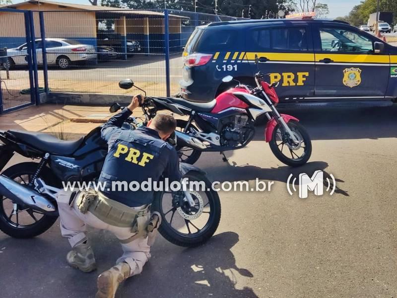 Polícia Rodoviária Federal recupera motocicletas furtadas em operação na...