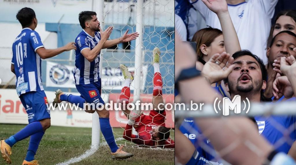 Torcida faz a festa pelo acesso e Aymorés de...